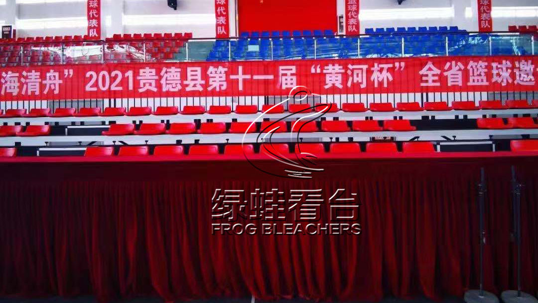 專業的體育場館成就貴德縣籃球興盛之美
